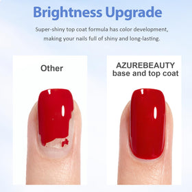 AZUREBEAUTY quick-dry demo showing fast drying between layers