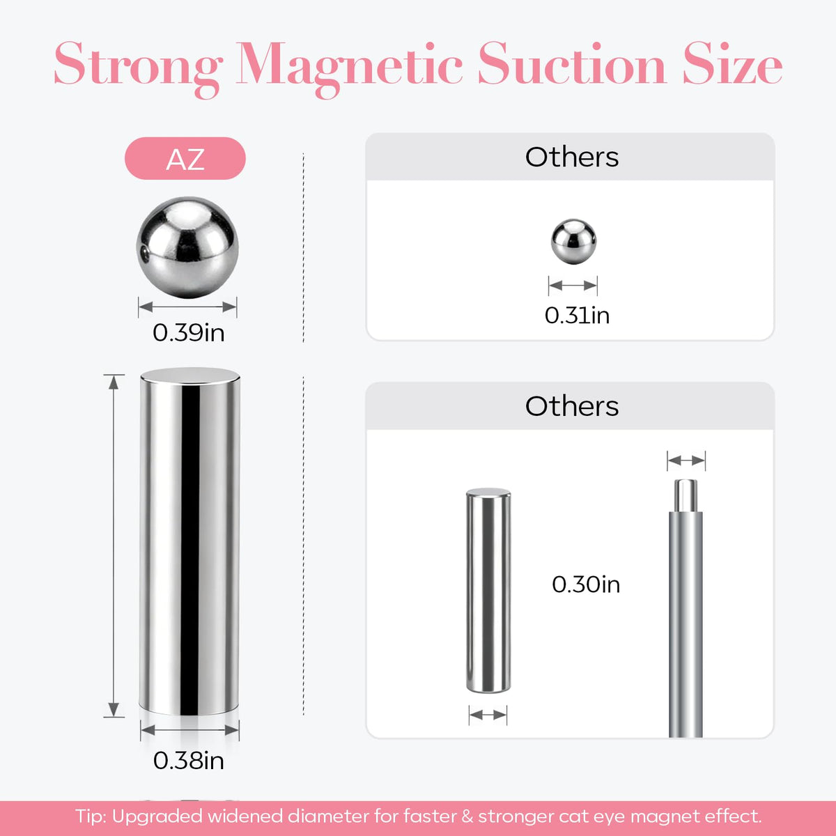 AZUREBEAUTY square and S-shaped magnets arranged for gradient and abstract magnet designs
