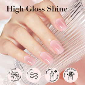 AZUREBEAUTY swatch wheel showing buildable sheer-to-opaque peach options