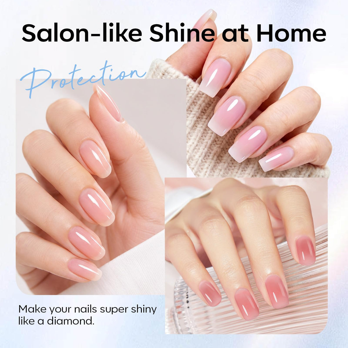 AZUREBEAUTY brush stroke demonstrating smooth application and quick-dry benefit