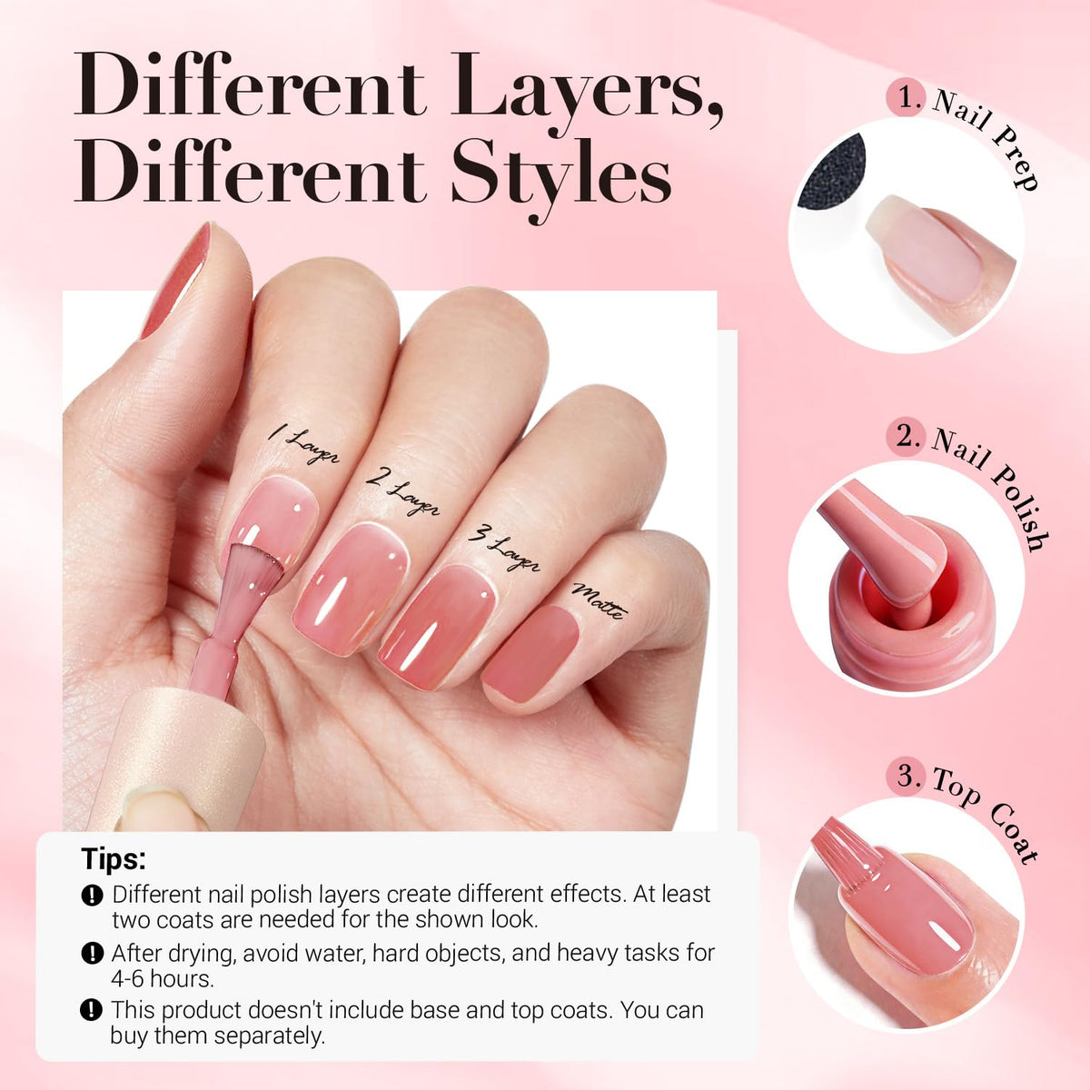 AZUREBEAUTY with top coat demonstration highlighting extended shine and durability