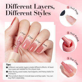 AZUREBEAUTY with top coat demonstration highlighting extended shine and durability