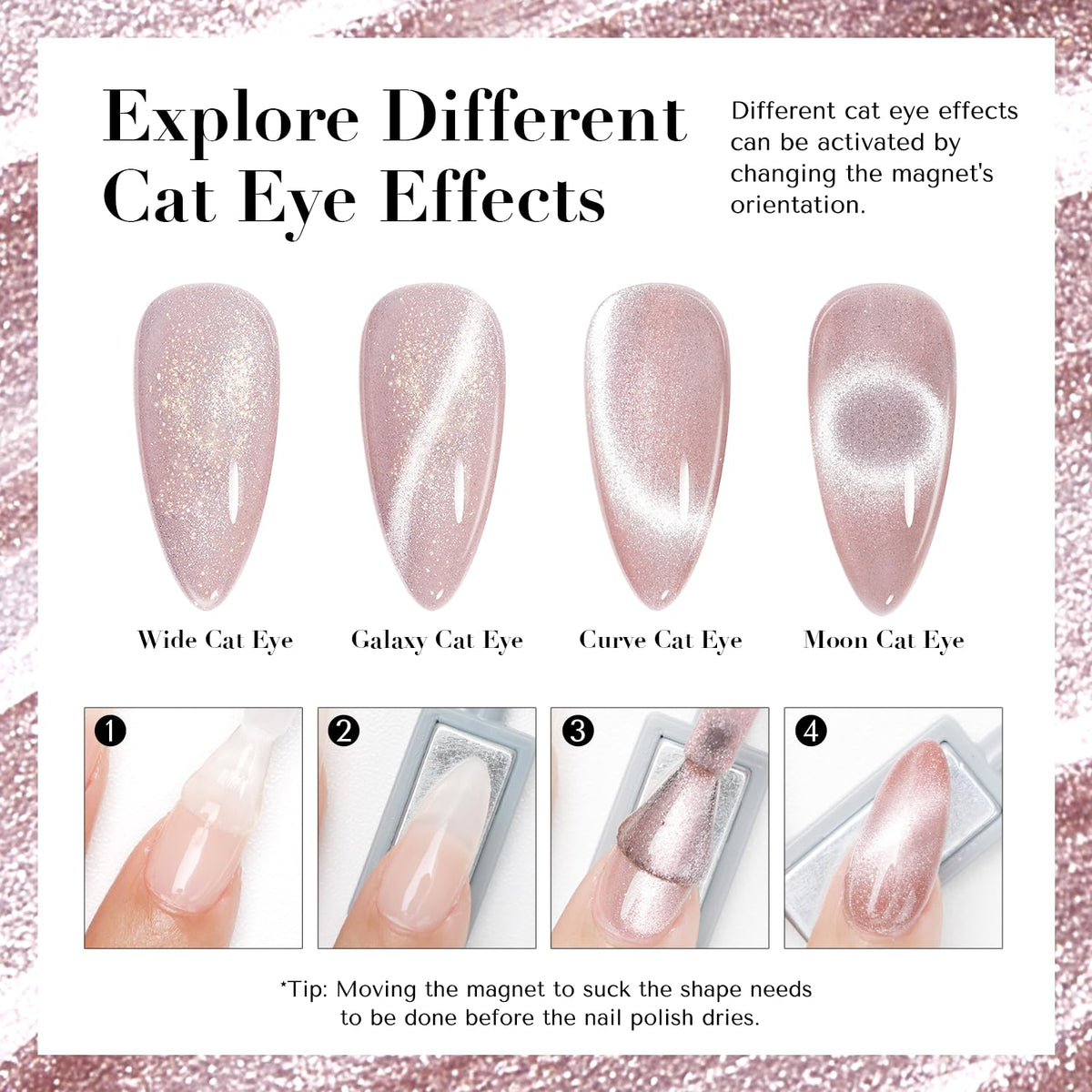 AZUREBEAUTY top coat comparison showing enhanced gloss and longer wear benefit