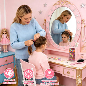 Azurphoric transparent drawer filled with sponges and clips for easy finding