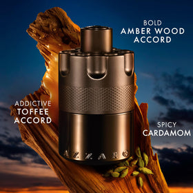 Azzaro close-up of matte black finish highlighting sleek cylinder and luxury look