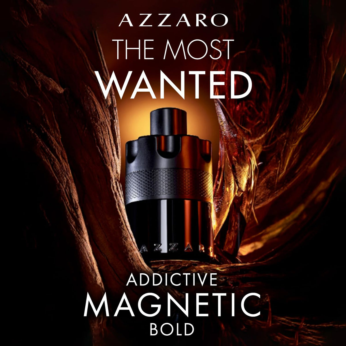 Azzaro spray action demonstrating fragrance mist for confident projection