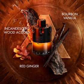 Azzaro close-up of ambered juice and glass texture offering rich warmth