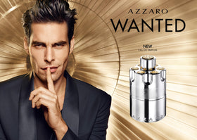 Azzaro bottle beside packaging illustrating gift-ready presentation and luxury