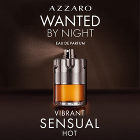 Azzaro Wanted by Night spray on wrist in use showing long-lasting evening application