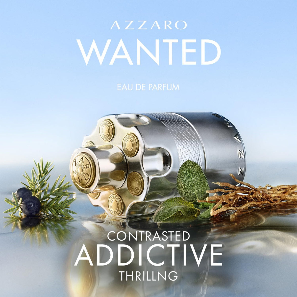 Azzaro juniper berries and sage close-up showing fresh aromatic notes