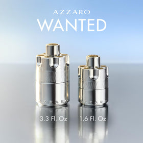 Azzaro bottle in hand for scale showing convenient size and portability