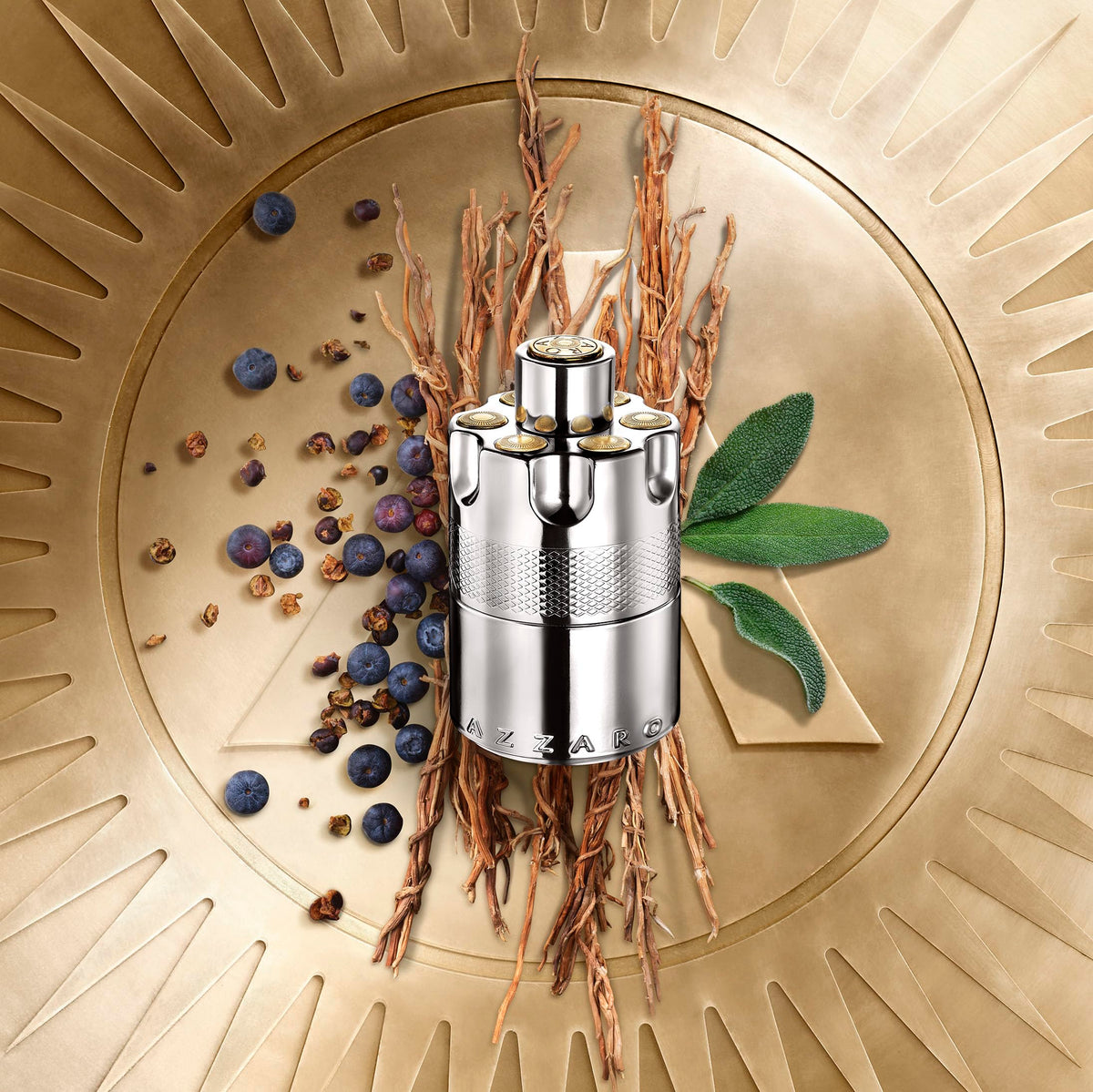 Azzaro spray mist in use demonstrating fine dispersion and energizing effect