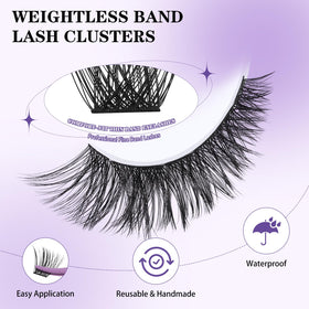 B&Qaugen close-up of D-curl cluster stem and fibers showing natural blend benefit