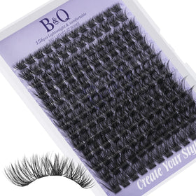 B&Qaugen front packaging showing 156 wispy cluster value set and mixed lengths