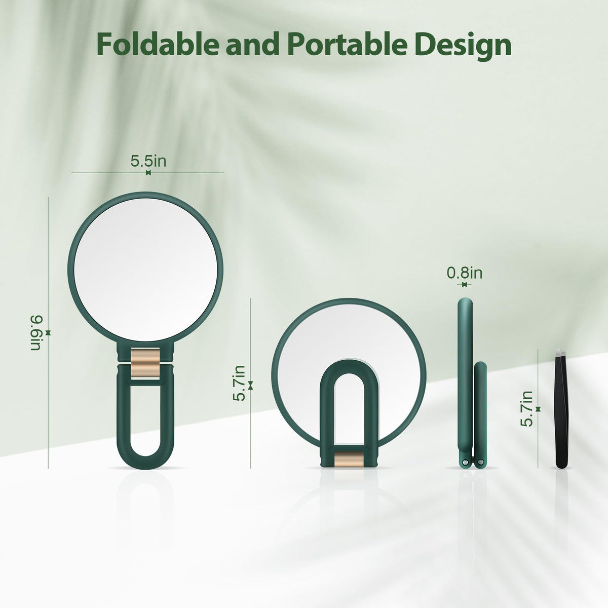 B Beauty Planet 1X mirror full-face view for overall makeup checks and balance