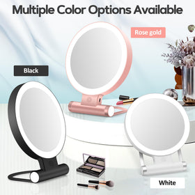 B Beauty Planet back view with adjustable stand positioned for tabletop use and stability