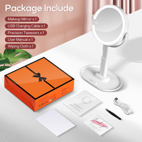B Beauty Planet folded detachable pieces packed for travel convenience
