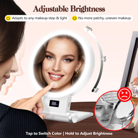 B Beauty Planet folded travel profile compact and lightweight for easy packing