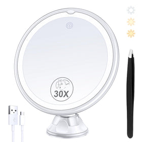 B Beauty Planet front view of mirror showing compact design and controls