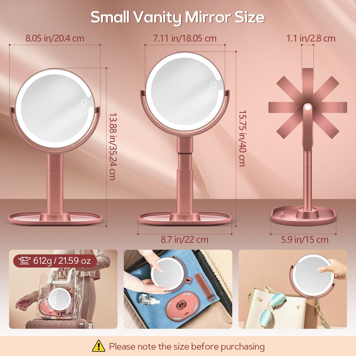 B Beauty Planet placed on bathroom counter showing lifestyle usage and scale