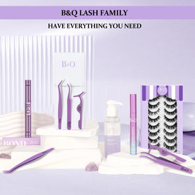 B&Qaugen applicator in use placing strip lash accurately