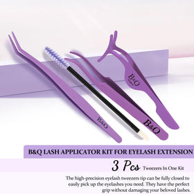 B&Qaugen three tweezers close-up illustrating precision