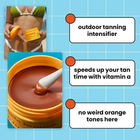 B.TAN in travel bag for portability and on-the-go bronzing