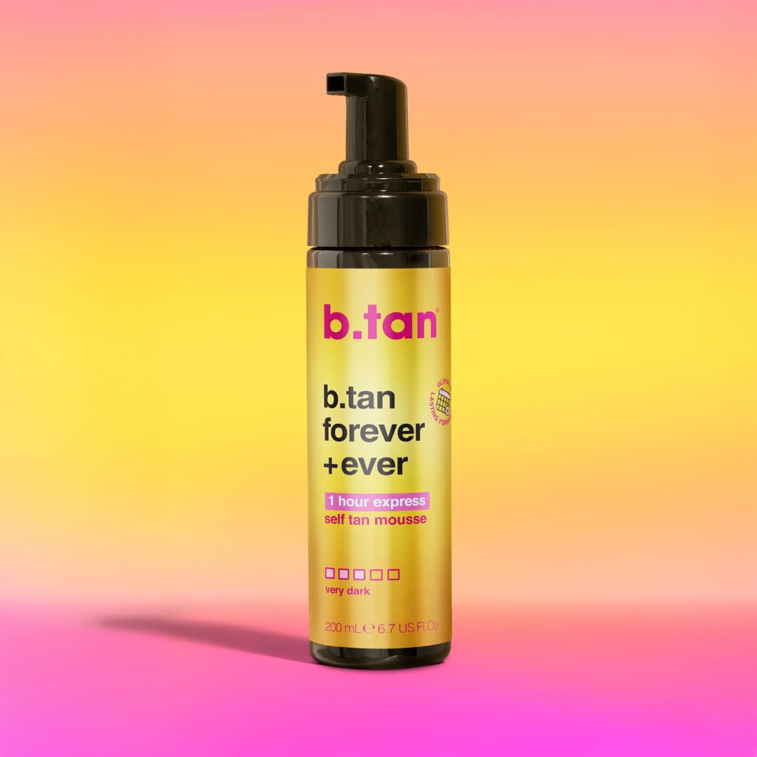 b.tan label with vegan and cruelty-free icons showing clean formulation benefit