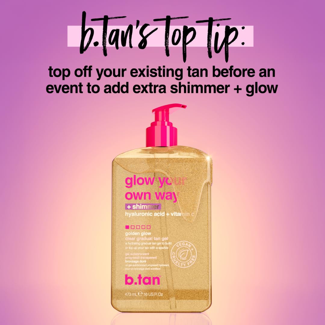 b.tan open bottle with shimmer droplets showing light-reflecting finish