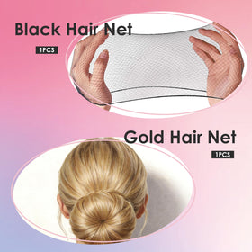 B1jounie YA hair nets with ties emphasizing discreet, long-lasting hold