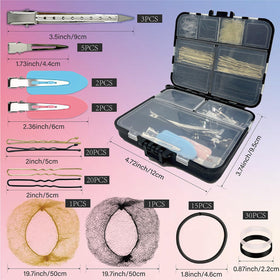 B1jounie YA open box displaying organized pins and elastics for quick access