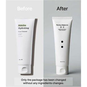B_LAB dispensing soft foam from pump demonstrating gentle application and easy use
