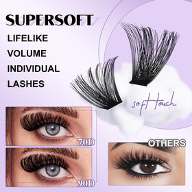 B&Qaugen close-up of supersoft fan tips highlighting seamless blend and comfort