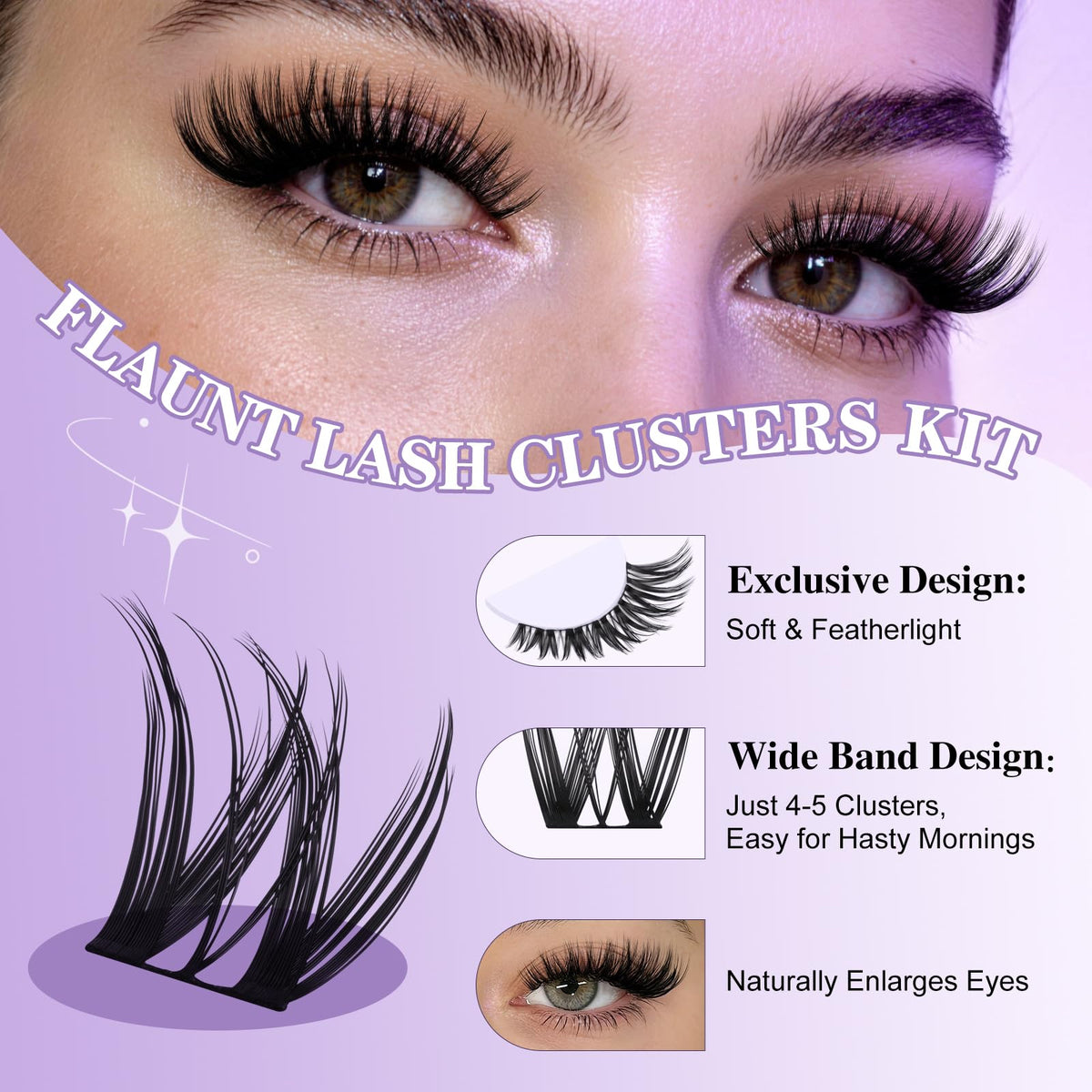 B&Qaugen close-up of D-curl clusters highlighting soft texture