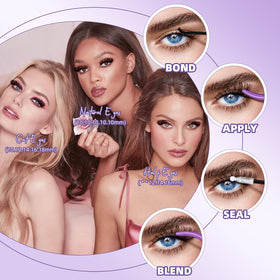 B&Qaugen lifestyle image of wispy cat-eye look giving textured, flirty volume