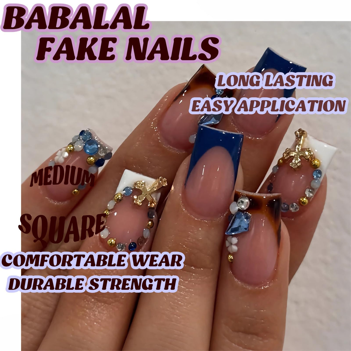 BABALAL side profile demonstrating nail thickness and natural curve for comfortable fit