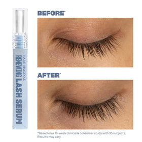 BABE ORIGINAL applicator brush poised at lash line, precise gentle application benefit