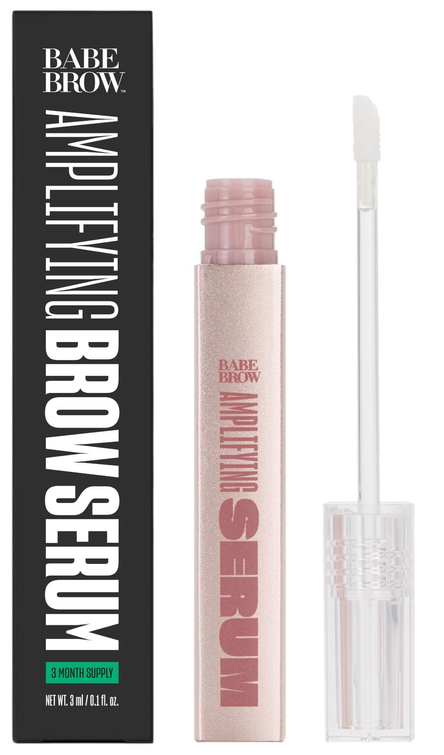 BABE ORIGINAL front packaging showing compact 3 mL serum, ideal for travel