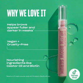 BABE ORIGINAL clear serum droplet texture highlighting lightweight, non-greasy feel