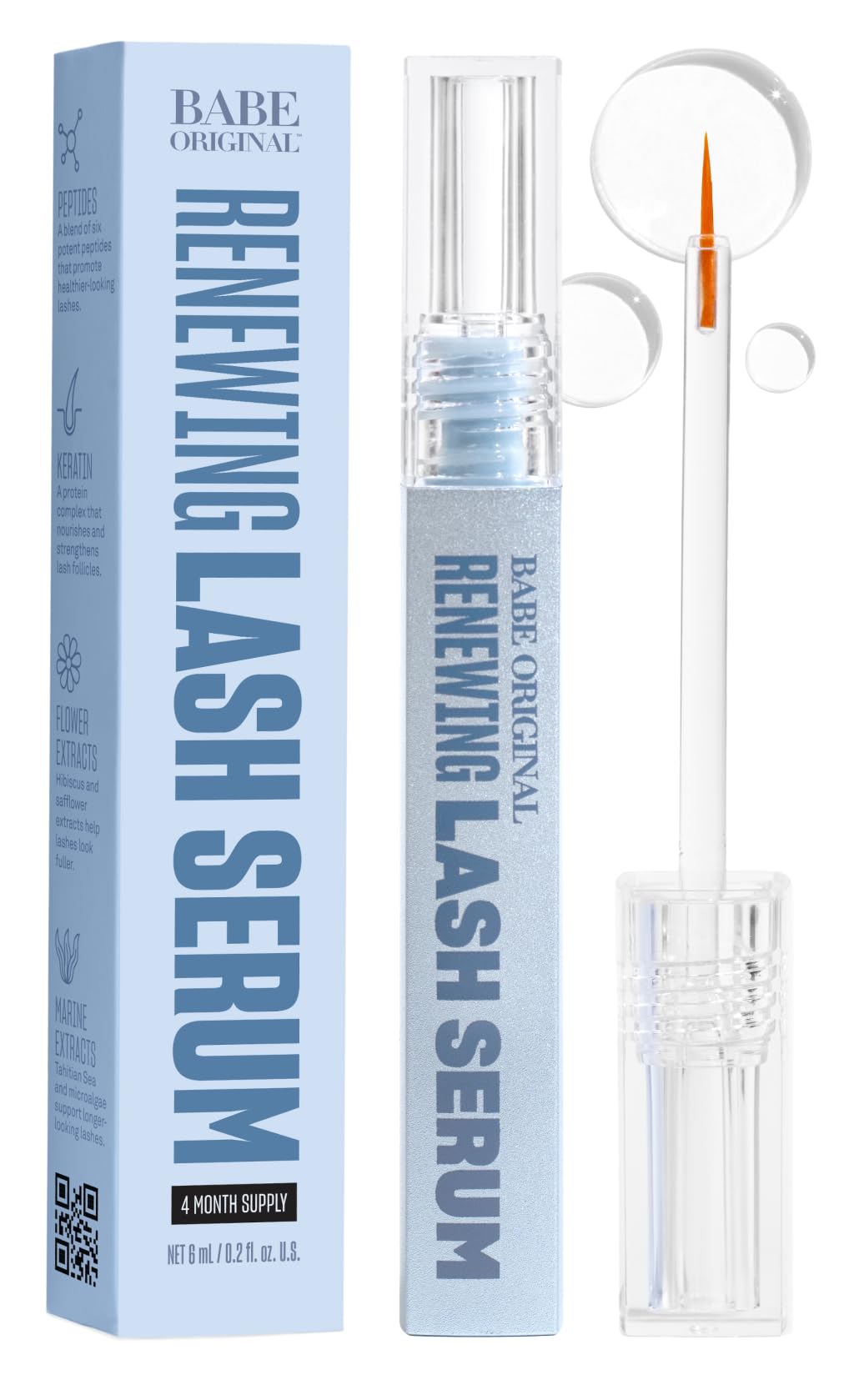 BABE ORIGINAL front packaging showing tube and box, clear branding and benefit