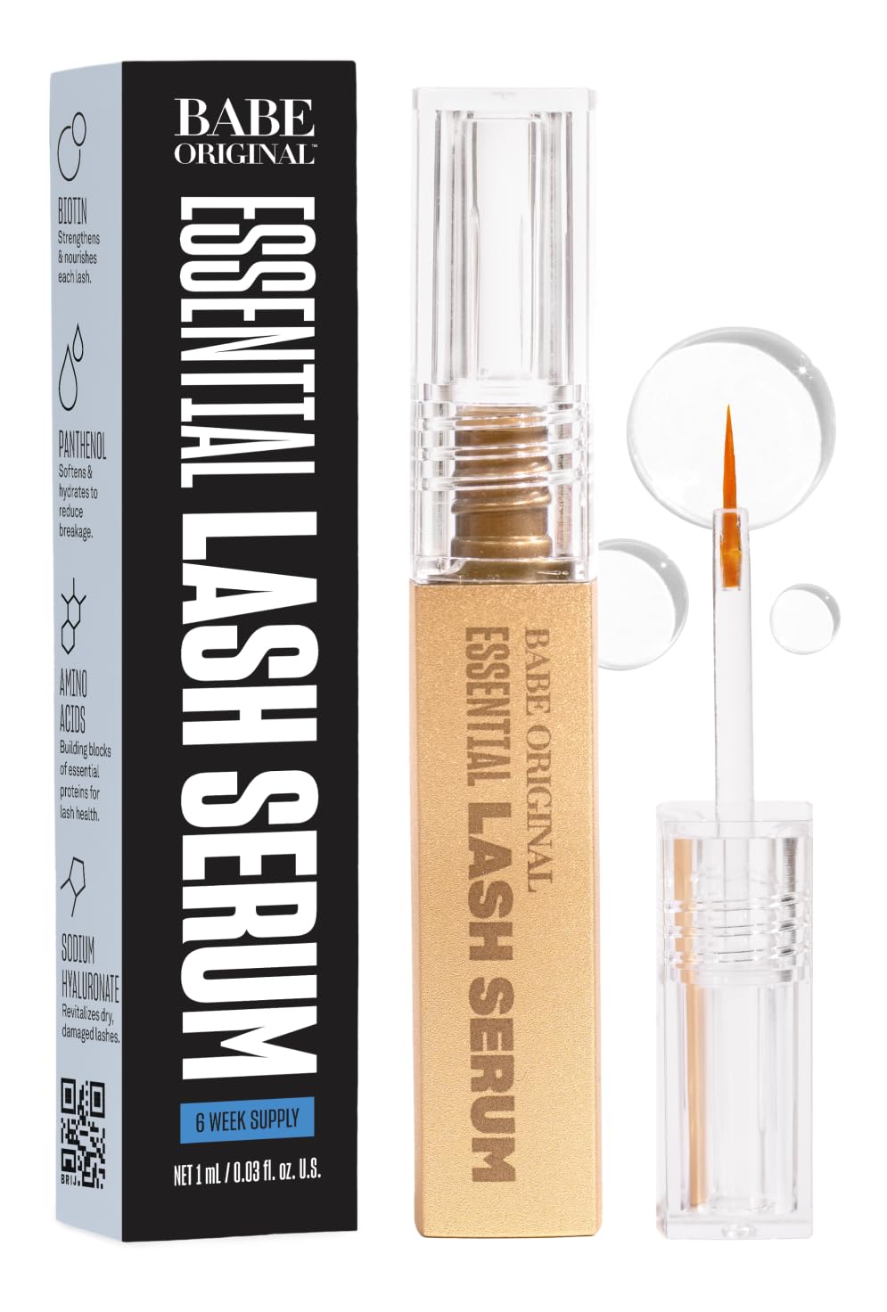 BABE ORIGINAL front packaging showing 1mL starter and clean design for confidence