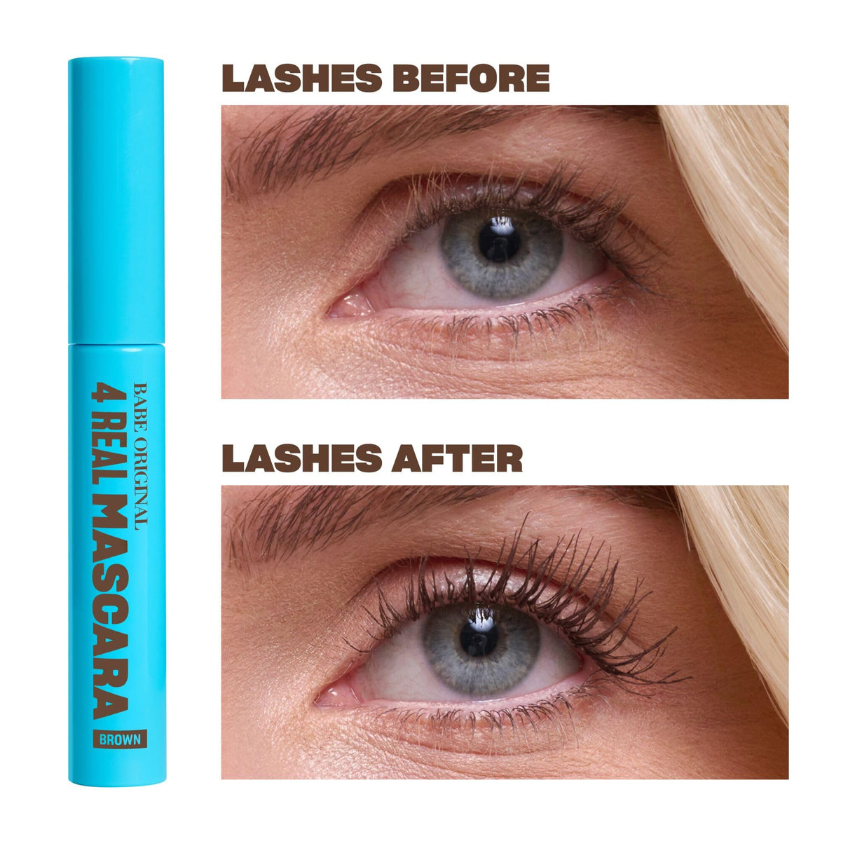 BABE ORIGINAL silicone brush close-up offering precise lash separation