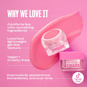 BABE ORIGINAL jar open to show smooth gel-balm texture and hydration