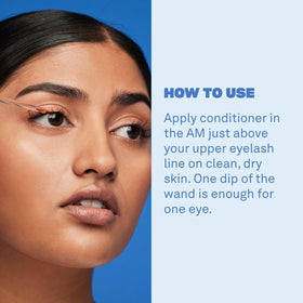 Babe Original usage demonstration on model showing quick nightly swipe benefit