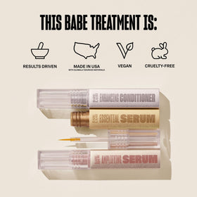 BABE ORIGINAL minis in hand showing compact size and six-week supply