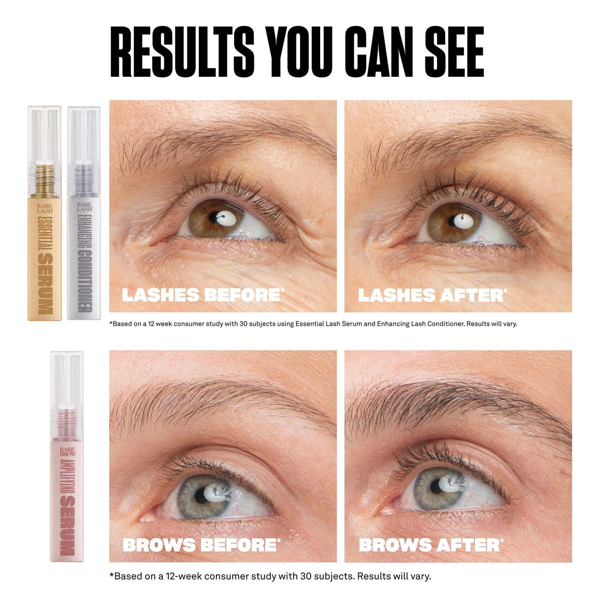 BABE ORIGINAL serum texture drop highlighting lightweight, blendable formula