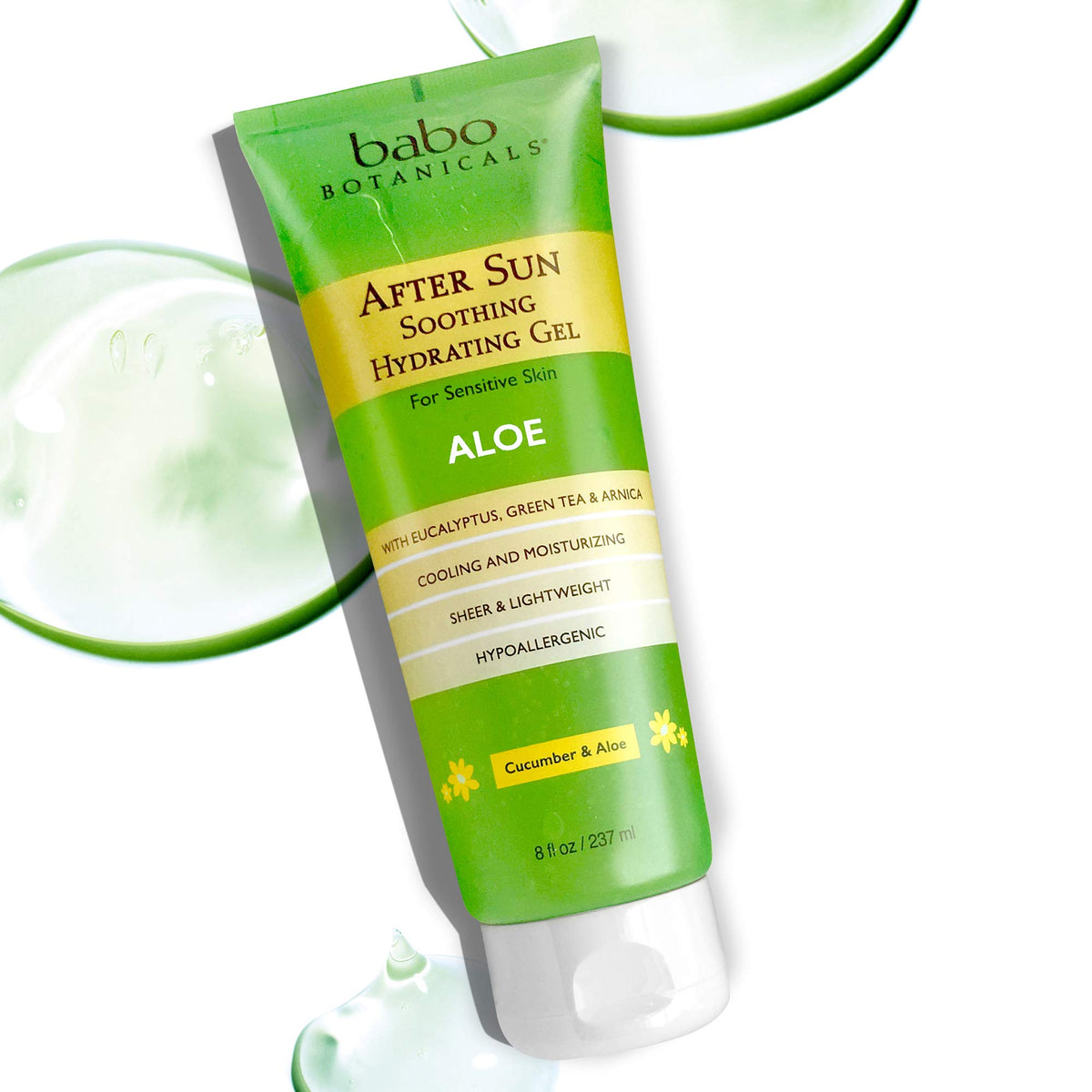 Babo Botanicals applied to child shoulder outdoors illustrating gentle cooling