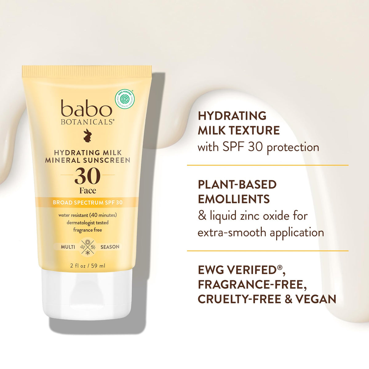 Babo Botanicals texture drop demonstrating lightweight, non-greasy hydration