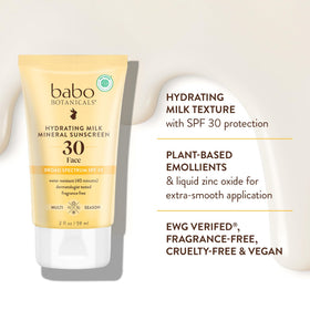 Babo Botanicals texture drop demonstrating lightweight, non-greasy hydration