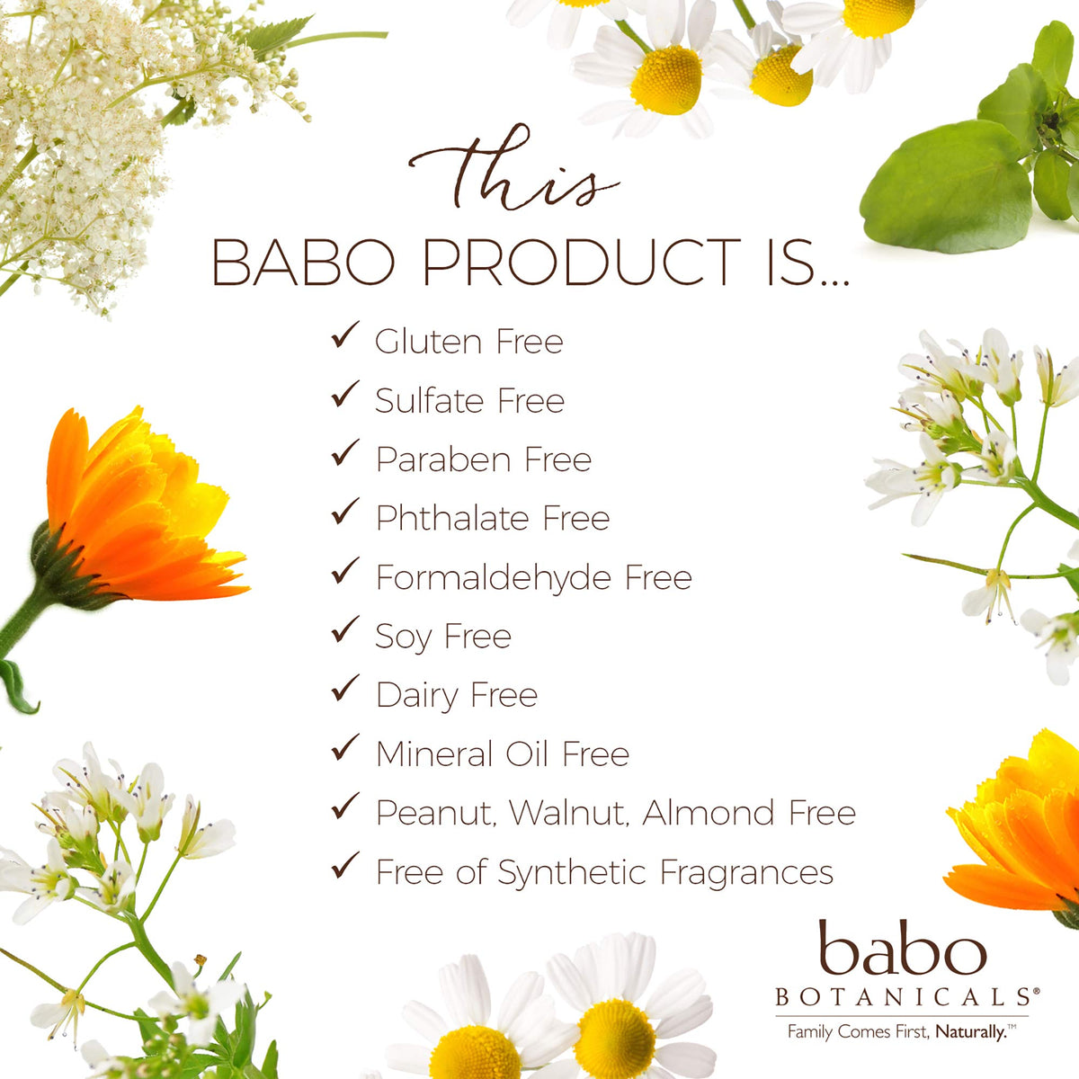 Babo Botanicals ingredient jars with aloe and witch hazel showing plant-based relief